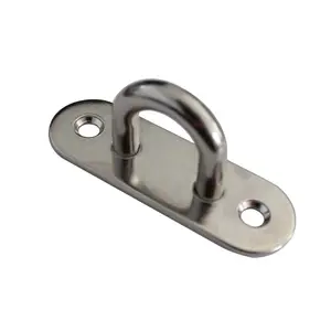 Marine Boat Yacht Stainless Steel Rigging Deck Mooring Oblong Pad Eye Plate