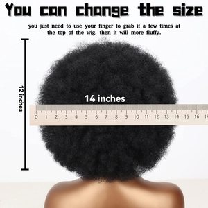 Lack Ihhort Hort 70s frfro igigs para lack omen, ararge ynynthetic lack Hort frfro IG 70 #39; <span class=keywords><strong>S</strong></span>, 8 Inches 60s FRO IG para omen ouncy - Product Image 3
