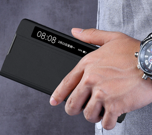 Coque de Téléphone pour Écran Pliant, Étui en Cuir Intelligent avec Fenêtre, Protection Officielle pour Vivo X Fold - Product Image 5