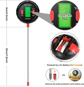 5-in-1 toprak <span class=keywords><strong>test</strong></span> cihazı, kapalı ve açık bitkiler, bahçeler, çiftlikler ve çim toprak nem ve pH testi için uygundur - Product Image 5