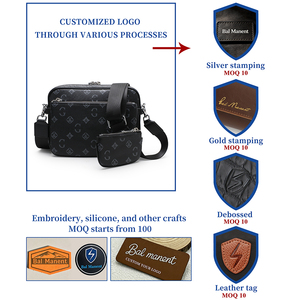 Service OEM Personnalisé Sacs pour Hommes en <span class=keywords><strong>Cuir</strong></span> de Vachette Véritable <span class=keywords><strong>Sac</strong></span> Bandoulière Sacoche Messager <span class=keywords><strong>Homme</strong></span> - Product Image 2