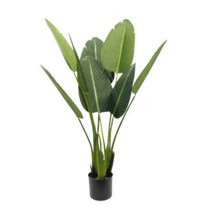 120cm de simulación de las plantas verdes artificial de la PU viajero árbol de banana - Product Image 1