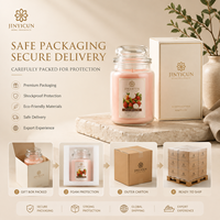 Bougie parfumée en cire de soja de 600g, grand pot, pour la maison, cadeau, décoration intérieure, collection de vente au détail, OEM, marque privée, personnalisable