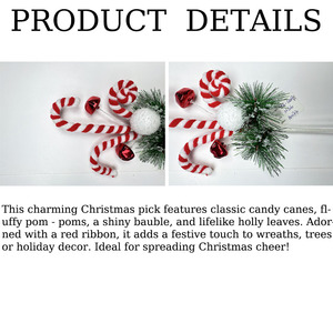 Độc quyền cho <span class=keywords><strong>Amazon</strong></span> phổ biến lá hình Berry thông NÓN trang trí hàng đầu trang trí cây thông giáng sinh - Product Image 3
