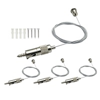 Panneau de cloison acoustique insonorisant avec système de suspension par câble en acier, modèle SW-GY031