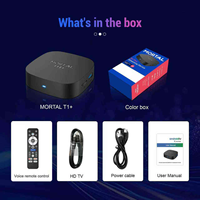 Mortal T1+ RK3518 Sistem Operasi Android 16, Dukungan WiFi 5.0 Dual-band 8K, Pemutar Media Streaming IPTV OTT Terintegrasi.