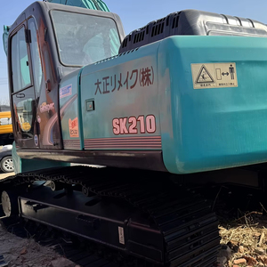 Excavadora Kobelco SK210 Usada en Excelentes Condiciones, Original de Japón, con Sistema Hidráulico, Motor, Rodamientos, Caja de Cambios, Bomba, PLC, Modelo 2024 - Product Image 1