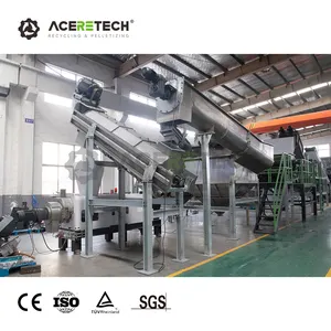 AWS-PE Waste Film Plastic Washing Line Recycling Washing Machine For Agriculture PP PE Film