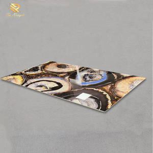 Losas de Piedra Sinterizada de Ónix Negro de Lujo, Azulejos de Porcelana con Aspecto de Mármol Brillante para Encimeras de Cocina y Paredes de Sala de Estar - Product Image 2