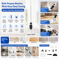 Nettoyeur vapeur électrique portable BOOMJOY pour sols durs, carrelages et surfaces multiples, désinfectant haute température