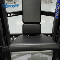 Bickfit BH2012 Machine d'extension et de flexion des jambes assise, double fonction, réglable, en acier, pour usage commercial, pour les muscles abdominaux