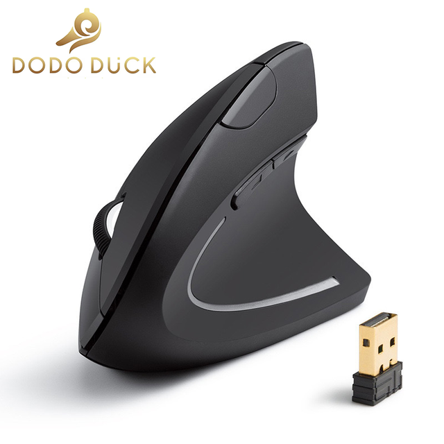 Hot Seller 2.4G Ergonomic Optical Wireless Vertical Mouse 3 Adjustable DPI for Big Hands LED Backlit High DPI Feature Used