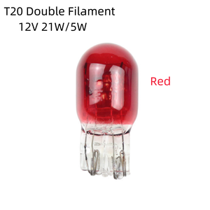Chất lượng cao <span class=keywords><strong>T20</strong></span> nêm cơ sở duy nhất đôi Filament 12V 21W 5W bóng đèn <span class=keywords><strong>halogen</strong></span> - Product Image 6