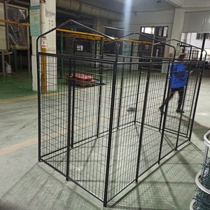 Grand enclos pour chien robuste et facile à assembler - Clôture en fer durable, portable, emballage en boîte - Product Image 1