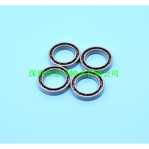 Rodamientos Hongchang, Rodamiento Rígido de Bolas de Ranura Profunda 10x15x3mm, Fila Única, Sin Sello, Precisión P0, Acero Cromado - Product Image 3