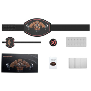 EMS Muskelstimulator Bauchgürtel mit Wärmefunktion für Taillenfettreduktion & Straffung, Rückenmassagegerät zur Schmerzlinderung - Product Image 6