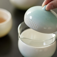 Service à thé en céramique pour voyage en plein air, créatif, souvenir, ensemble portable une tasse et une théière, cadeau en forme de gourde