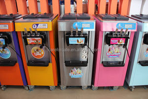 Máquina de Helados de Tres Sabores, Máquina de Helados Suaves, Máquina de Helados de Gelato con el Precio Más Bajo - Product Image 6