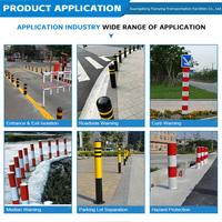 Poteau de signalisation de sécurité en acier laminé à froid robuste, prix usine, avec bande réfléchissante de qualité ingénierie et couleur personnalisée