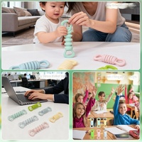 Nouveaux jouets sensoriels anti-stress en silicone de qualité alimentaire pour la décompression des doigts