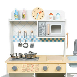अनुरूपता और लकड़ी के नाटक रसोई सेट शैक्षिक भूमिका खेल पूर्वस्कूली बच्चों के लिए सिमुलेशन खिलौना, लड़कियों के बच्चों के लिए बॉक्स उपहार - Product Image 5
