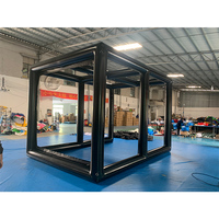 Tente de golf gonflable portable, mini simulateur de golf, cage de simulation de golf, enclos, tente pop-up pour l'entraînement au golf en extérieur et en intérieur
