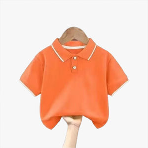 Camiseta Polo de Manga Corta para Niños, Estilo 2026, Ropa de Verano, Poliéster, Diseño de Dibujos Animados, Versátil - Product Image 3