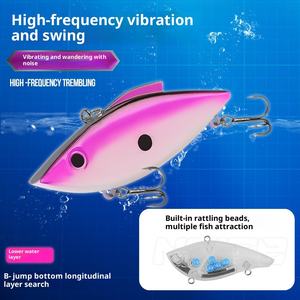 Señuelo Duro VIB Luya de Metal ABS Impreso Reforzado con Gancho de 6.5/7.5cm para Pesca en Fondo de Río y Pesca con Señuelos, para Carpa y Lubina, Venta al por Mayor TY - Product Image 4