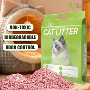 Vente en gros d'usine ODM 5KG Litière pour chat en tofu parfumée, écologique, à faible poussière, agglomérante et désodorisante - Product Image 3