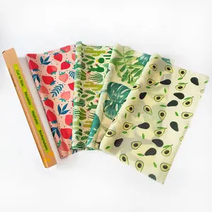 Eco Friendly Biodegradable Roll Of Beeswax Wrap Bee Wrap Organic