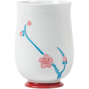 Guanlan Plum Blossom Tea <b>Cup</b> Porcelain Round Traditional Chinese Style Master <b>Cup</b> For Tea Tasting - Product Image 5