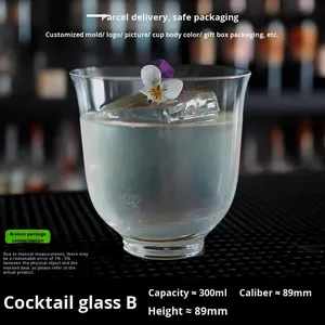 แก้วค็อกเทลทรงบางเฉียบสไตล์ญี่ปุ่น คิมูระ ซีรีส์ ลายดอก<span class=keywords><strong>ชบา</strong></span> ความจุ 301-400 มล. สไตล์มินิมอล - Product Image 6