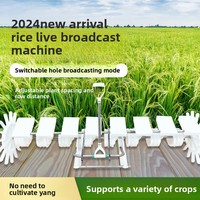 Semoir manuel à tambour pour riz Xiu Feng, machine à planter le riz haute productivité, Chine, 8/10 rangs, garantie 1 an