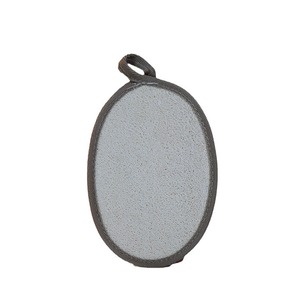 Oval Loofah <b>Bath</b> <b>Sponge</b> Natural Exfoliating Scrubber For Home Use White And Brown - Product Image 5