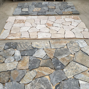 Pierre de culture naturelle en <span class=keywords><strong>ardoise</strong></span> du Hebei, <span class=keywords><strong>concassée</strong></span> et irrégulière, pour revêtement mural, cour, parc, <span class=keywords><strong>jardin</strong></span> - Product Image 3