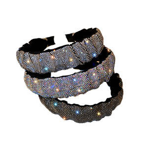 Diadema Retro con Pedrería, Accesorios para el Cabello de Lujo a la Moda para Mujer, Brillante y Colorido - Product Image 1