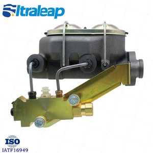 GMFS2-205 1959-1964 GM Full Size (Impala, <span class=keywords><strong>Bel</strong></span> <span class=keywords><strong>Air</strong></span>) 8 "Dual Zinc Booster Conversion Kit W/ Cast Iron Master Cylinder Left Mount - Product Image 3