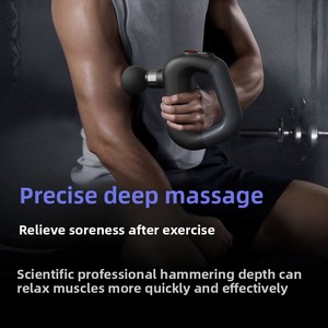 Portátil profesional deportes Fitness Fascia pistola masajeador tecnología de conversión de frecuencia Mini máscara de cuello cabeza de cuerpo ajustable - Product Image 2