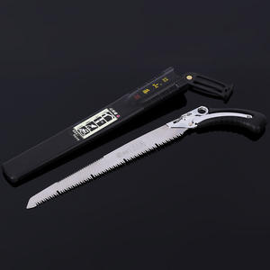 Sierra de podar Linyi de 350 mm con hoja de acero inoxidable plateada y negra para podar árboles frutales de jardín - Product Image 3