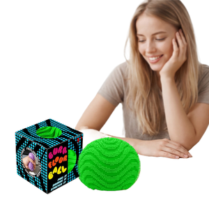 Balle thérapeutique compacte et portable pour jeunes, douce, mignonne et à picots, idéale pour le pétrissage des doigts – <span class=keywords><strong>Recrutement</strong></span> de distributeurs - Product Image 3