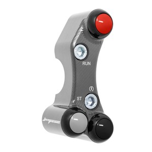Interruttore Manubrio Destro per Kawasaki Ninja ZX-10R (Fori Non Allineati) (Titanio) - Product Image 3