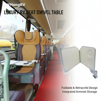 Table pliante pour siège de voiture HWHongRV, plateau pour ordinateur portable, bureau pour van de luxe, limousine, minibus, Vito, Sprinter, Hiace, classe V