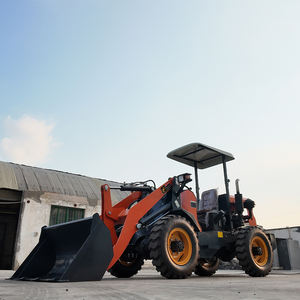 Дешевый H-910 погрузчик 4x4 20 кВт мини с ковшом 0, 5 м3 1,5 тонн фронтальный погрузчик - Product Image 5