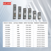 Controlador LED AC a DC 12V 24V 5A 10A, Fuente de Alimentación 12V 5A, Transformador de Iluminación Ultrafino, Fuente de Alimentación Conmutada LED para Iluminación Interior