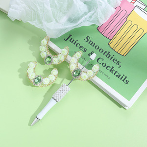 Bolígrafo de Perlas Sueltas GY GYFC-1207-1, Colorido, Estilo Industrial, con Perlas de Lucite para Teléfono Móvil, Hecho a Mano, con Orificio Recto - Product Image 4