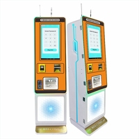 Kiosque d'information sur les options de jeu, borne de paiement en libre-service, distributeur de bons de réduction, guichet automatique, construction métallique, garantie 1 an