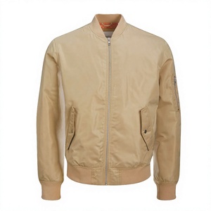 LONG MISSION INDUSTRY, Chaqueta Bomber de Invierno para Hombre, Color Personalizado, Transpirable, Cuello Mao, Cierre de Cremallera - Product Image 1