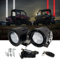3 "RGBw Télécommande Offroad Laser LED Whip Lights Sky Tracer pour ATV UTV Polaris Can Am Epxpedition