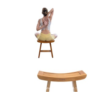 Nouveau Tabouret de Douche en Teck Grand View Realm, Banc de Salle de Bain, Utilisation Extérieure et Spa - Product Image 5