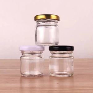 Emballage en verre pour <span class=keywords><strong>confiture</strong></span> au miel, petit format, rond, bon marché, 30ml, 1oz, vente en gros - Product Image 2